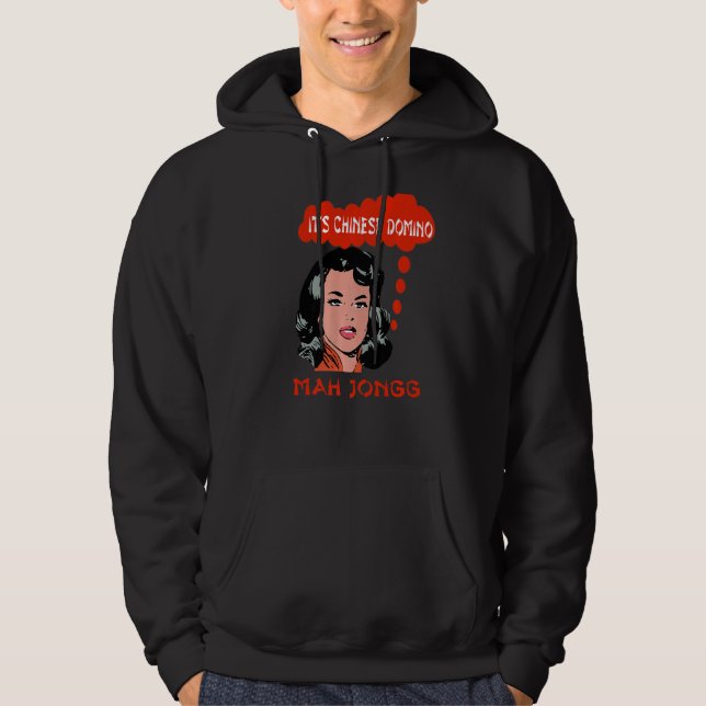 Sudadera Aplicación estadounidense Mah Jong para dominó chi (Anverso)