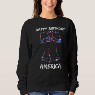 Sudadera Aplicación Happy Birday America Birday Cake App