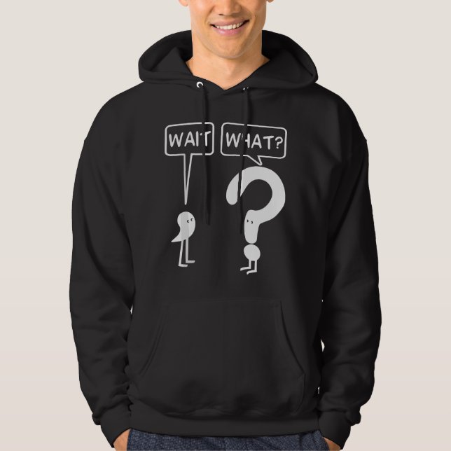 Sudadera Apostrophe Question Mark Funny English Teacher  (Anverso)