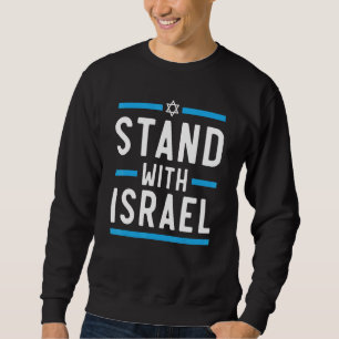 Sudadera Apoya a Israel País Judío Israelita