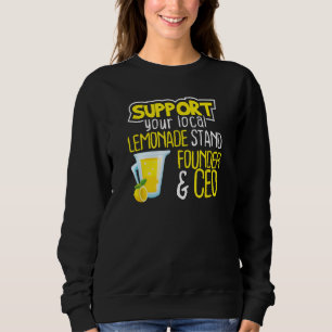 Sudadera Apoya A Su Fundador Local De Base Lemonade Y Direc