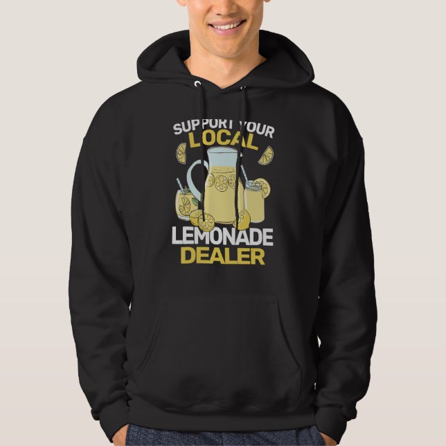 Sudadera Apoya a su joven limonada local (Anverso)
