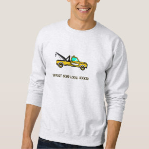 Sudadera Apoya su Camión De Vapor Gracioso Hook Local