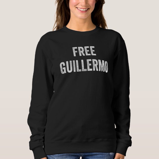Sudadera Apoyar a Guillermo Liberar a Guillermo de la Prisi (Anverso)