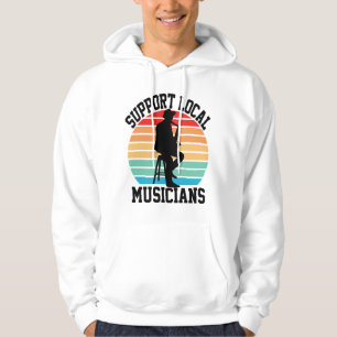 Sudadera Apoyar a los músicos locales para que les guste la