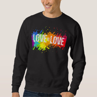 Sudadera Apoyar El Amor Lgb Es El Amor Lgbt Orgullo