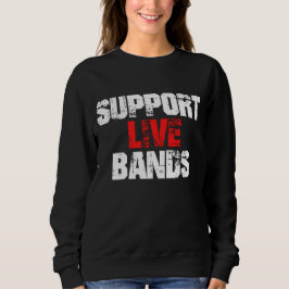 Sudadera Apoyar las bandas activas