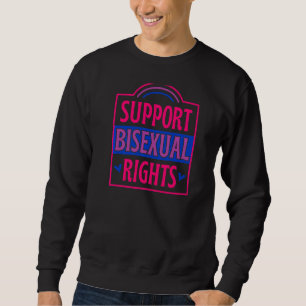 Sudadera Apoyar los derechos de los bisexuales Lgbtq Bi Ban
