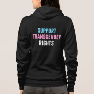 Sudadera Apoyar los derechos transgénero