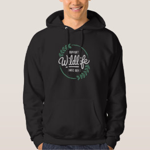 Sudadera Apoyar Vida Silvestre Criar Niños Camping Mamá Cam