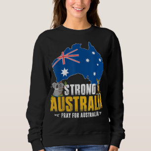 Sudadera Apoyo a Australia salvar a koala Kangaroo Retro