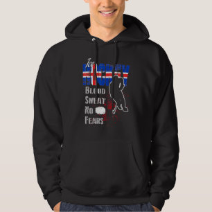 Sudadera Apoyo a Islandia Sangre Sudor Sin Miedos Hockey so