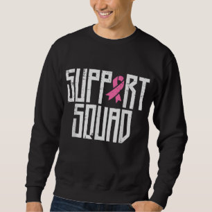 Sudadera Apoyo a la familia Squad Pink Ribbon Cáncer de Mam