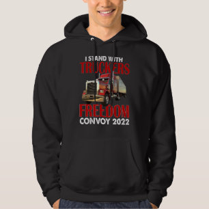 Sudadera Apoyo a los camioneros Estoy de acuerdo con la Con