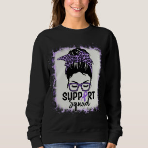 Sudadera Apoyo a Squad Messy Bun Purple Lupus Conciencia