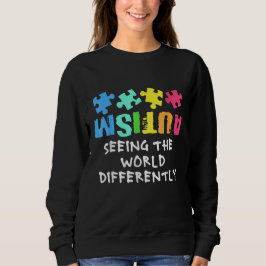 Sudadera Apoyo al autismo para ver el mundo de manera difer