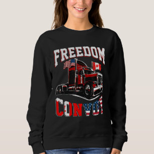 Sudadera Apoyo al Convoy de Libertad de Camioneros Canadien
