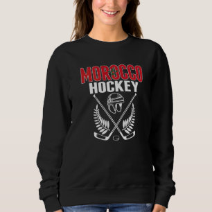 Sudadera Apoyo al equipo de hockey sobre hielo de Marruecos