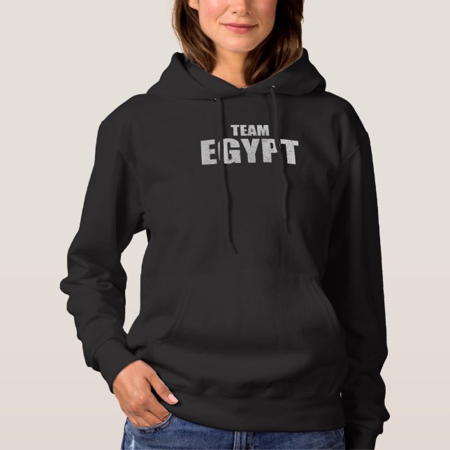 Sudadera Apoyo al País del Equipo Egipto (Anverso)
