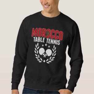 Sudadera Apoyo al Tenis de Mesa Marroquí   Ping Pong Marroq