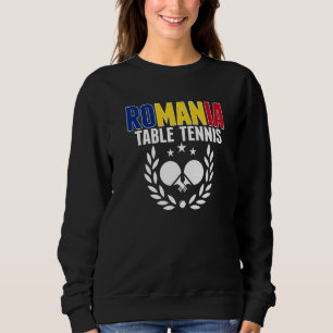 Sudadera Apoyo al Tenis de Mesa Rumano