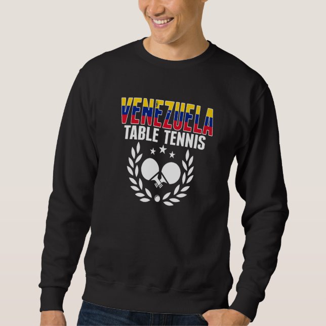 Sudadera Apoyo al Tenis de Mesa Venezolano (Anverso)