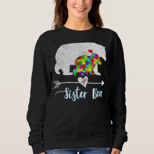 Sudadera Apoyo de oso hermano Awarene autista adulto autist