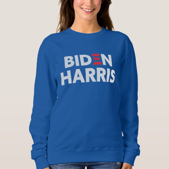 Sudadera Apoyo electoral Biden/Harris Azul (Anverso)
