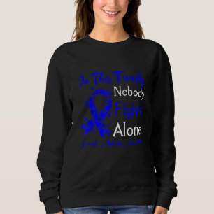 Sudadera Apoyo familiar Cinta azul Artritis Juvenil Awar