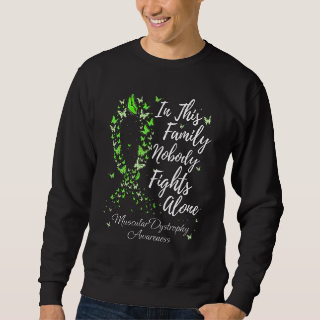 Sudadera Apoyo Familiar Conciencia de Distrofia Muscular (Anverso)
