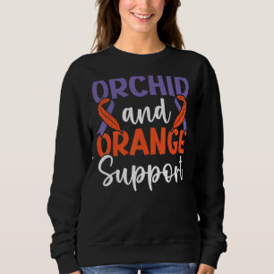Sudadera Apoyo Orquídeo Y Naranja Enfermedad Cutánea Psoria
