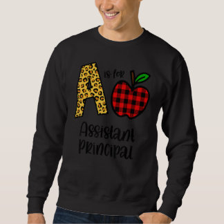 Sudadera Apple A Is For Assistant Principal Back To School