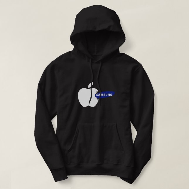 Sudadera Apple Computer Co. Primer logotipo camiseta clásic (Diseño del anverso)