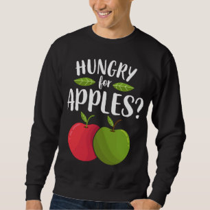 Sudadera Apple Hambre De Manzanas Funny Fruit Lover Vegan V
