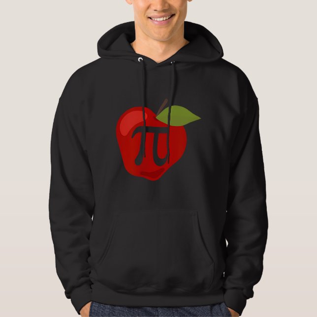Sudadera Apple Pi Divertido profesor de matemáticas Día de  (Anverso)
