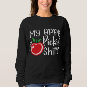 Sudadera Apple Picking Design Apple Picker Fall Fruit Lover