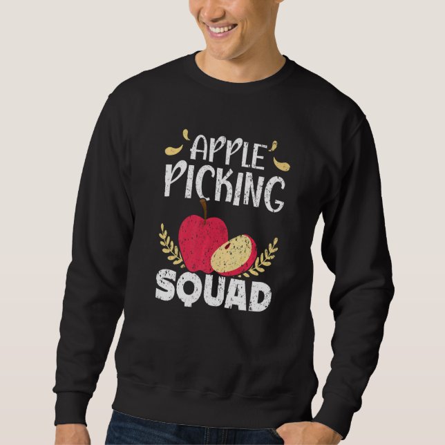 Sudadera Apple Picking Squad Apple Fruit  Apple Tree (Anverso)