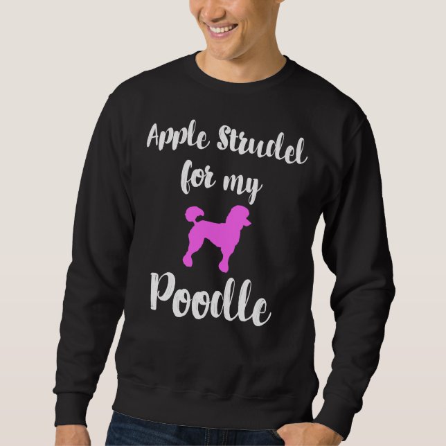Sudadera Apple Strudel Poodle Animal Love Alemania Típico G (Anverso)