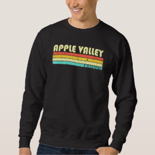 Sudadera Apple Valley Mn Minnesota City Home Roots Retro 80