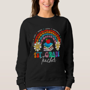 Sudadera Apreciación a la maestra de 1er grado que enseña a