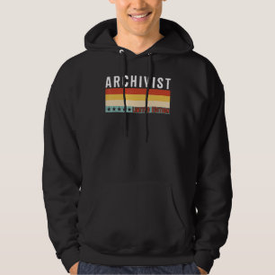 Sudadera Apreciación de Archivist Job Title Profession Work