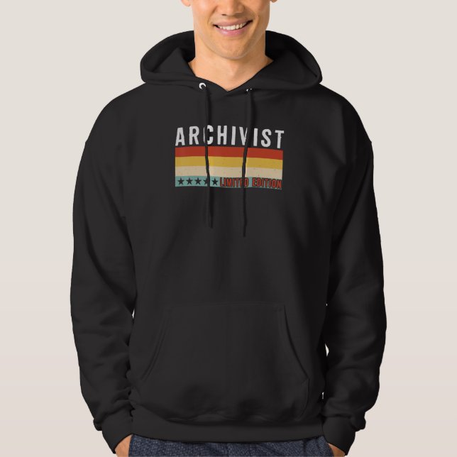 Sudadera Apreciación de Archivist Job Title Profession Work (Anverso)