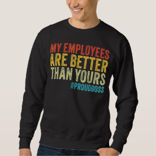 Sudadera Apreciación de Empleados Jefe Vintage
