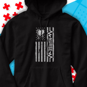 Sudadera Apreciación de enfermera de corazón de héroe estad