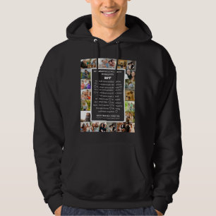 Sudadera Apreciación de la amistad Colaje de fotos BFF 22