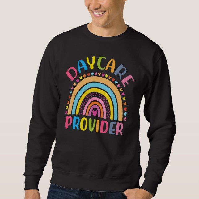 Sudadera Apreciación del profesor Boho Rainbow Daycare (Anverso)
