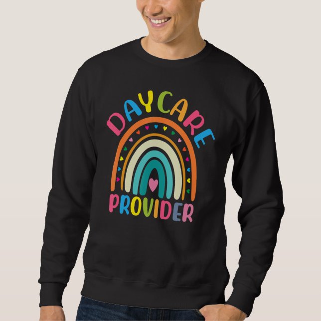Sudadera Apreciación del profesor Boho Rainbow Daycare (Anverso)