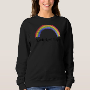 Sudadera Apreciación del profesor Enseñar amor Inspira ense