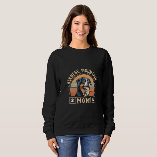 Sudadera Apreciar tu amor: Mamá Perro de Montaña de Bernese (Anverso completo)
