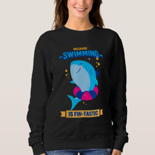 Sudadera Aprende A Nadar Porque Nadar Es Fin Tastic